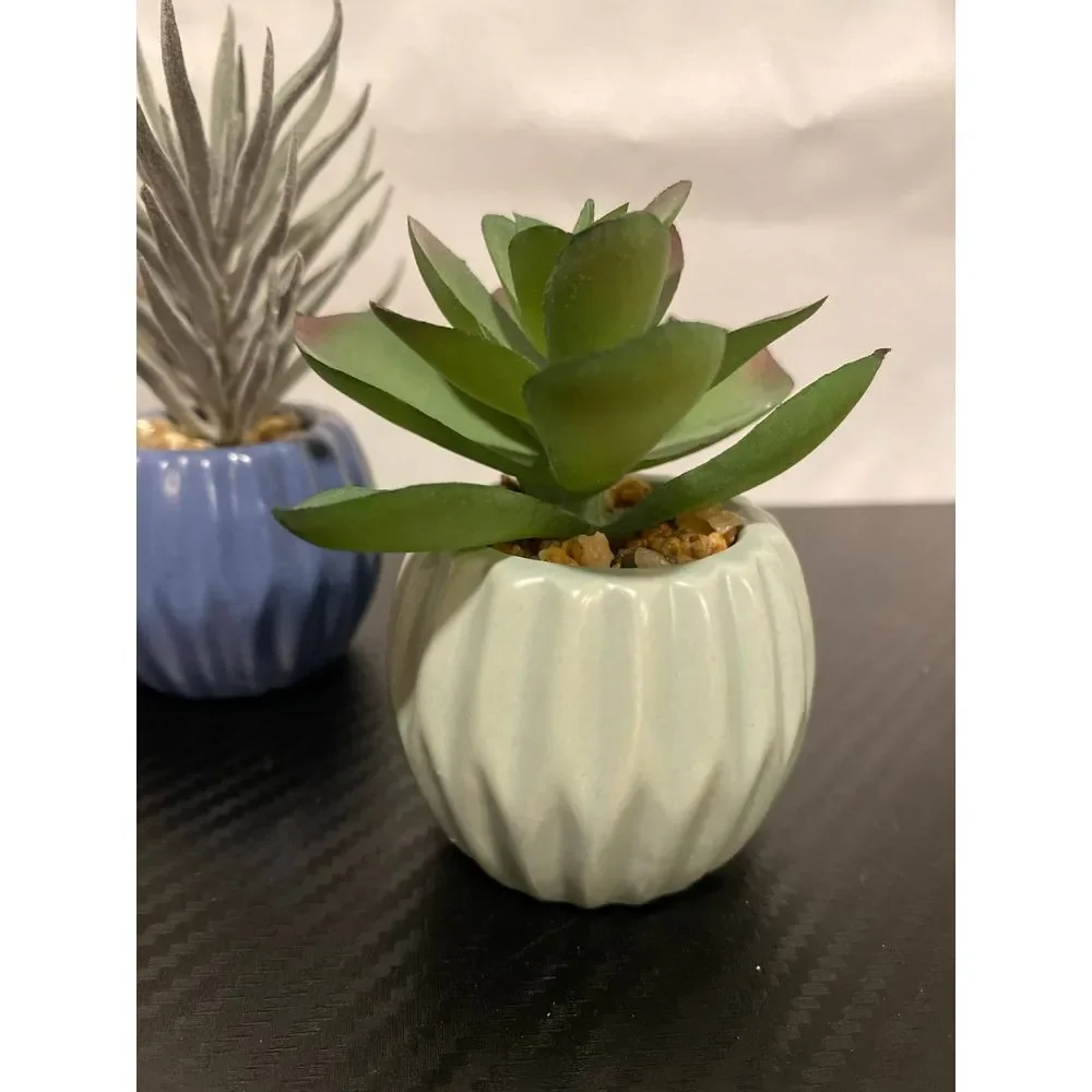 5 Cute‎ Little Artificial plants